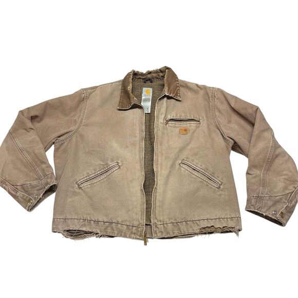 VINTAGE CARHARTT DETROIT JACKET XL J97 FWD BLANKET LINED